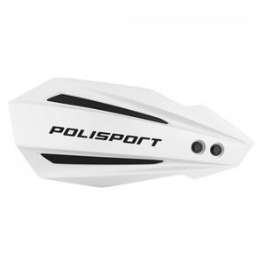 Chrániče páček POLISPORT MX BULLIT 8308500007 s montážní sadou Bílá