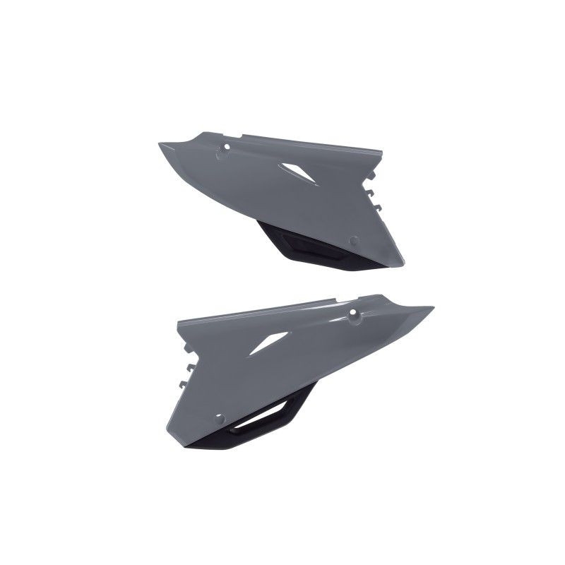 Boční panely POLISPORT restyling šedá nardo pro HONDA CR 125 R 2002-2007, HONDA CR 250 R 2002-2007