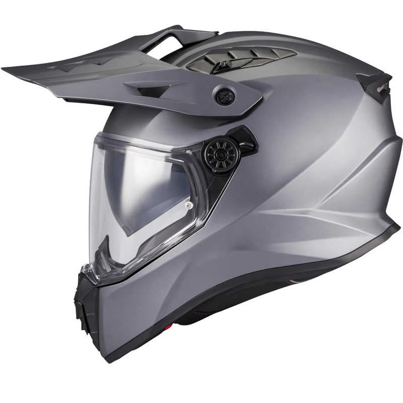 Enduro helma na motorku MT Track SV Pure A2 matná šedá