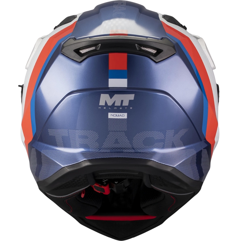 Enduro helma na motorku MT Track SV Nomad C0 modro-bílo-červená