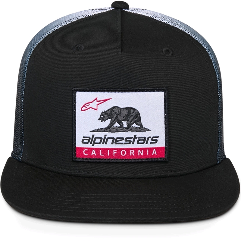 Kšiltovka Alpinestars Cali Gradient Trucker černo-bílá