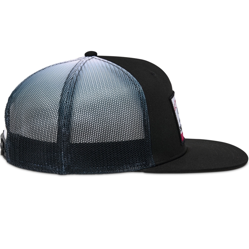 Kšiltovka Alpinestars Cali Gradient Trucker černo-bílá
