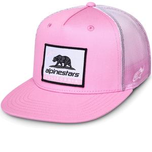 Kšiltovka Alpinestars Cali Gradient Trucker růžovo-bílá
