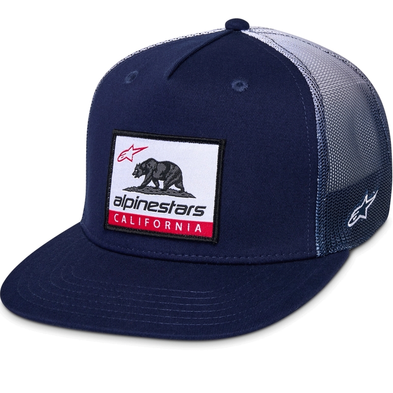 Kšiltovka Alpinestars Cali Gradient Trucker modro-bílá