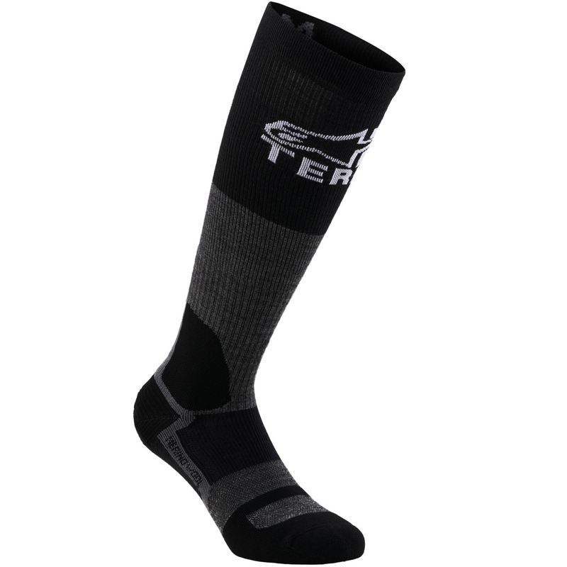 Ponožky Alpinestars AT 8 Merino šedo-černé