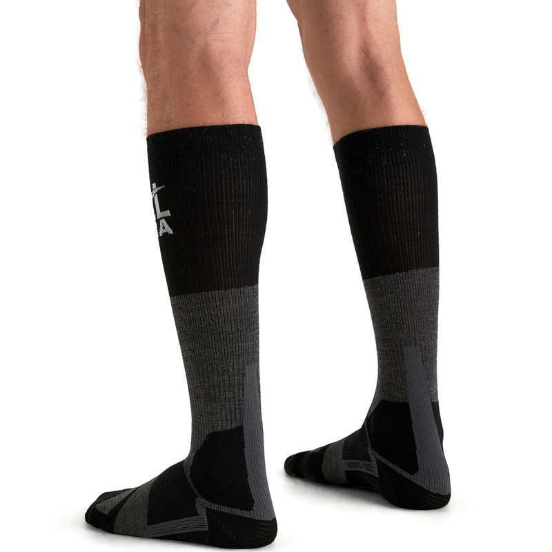Ponožky Alpinestars AT 8 Merino šedo-černé