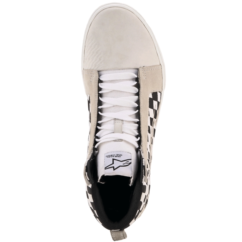 Boty na motorku Alpinestars Ride-63 Canvas černo-béžovo-bílé