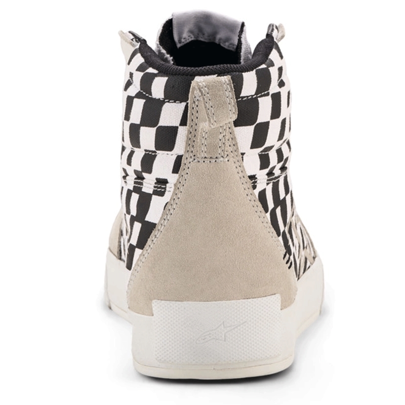 Boty na motorku Alpinestars Ride-63 Canvas černo-béžovo-bílé