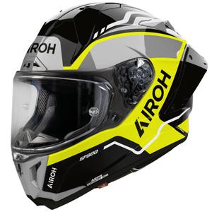 Integrální helma na motorku Airoh GP 800 Lane fluo žlutá