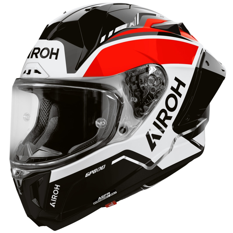 Integrální helma na motorku Airoh GP 800 Lane červená