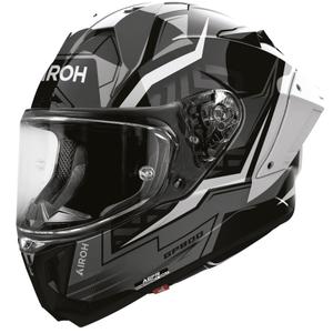 Integrální helma na motorku Airoh GP 800 Victory stříbrná