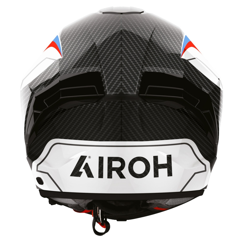 Integrální helma na motorku Airoh Matryx Carbon Rank černo-bílo-modrá