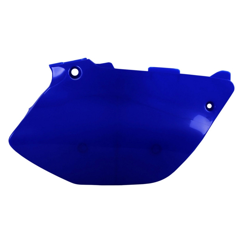 Boční číslové tabulky POLISPORT (pár) modrá Yam98 pro YAMAHA YZ 125 2002-2014, YAMAHA YZ 250 2002-2014