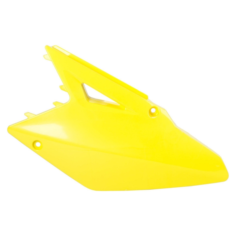 Boční číslové tabulky POLISPORT (pár) žlutá RM 01 pro SUZUKI RM-Z 450 2008-2017
