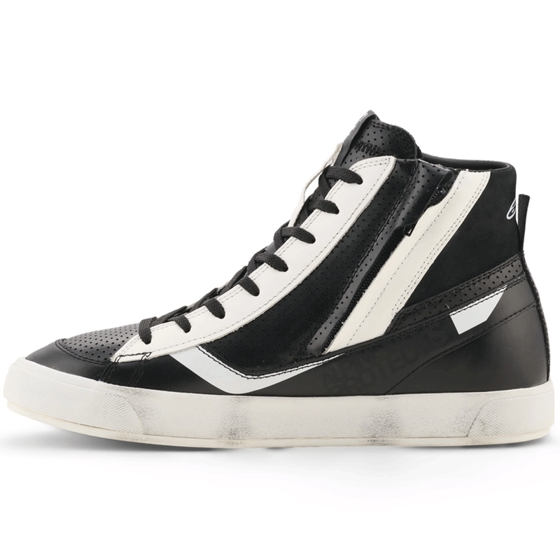 Boty na motorku Alpinestars Stated Flair černo-bílé