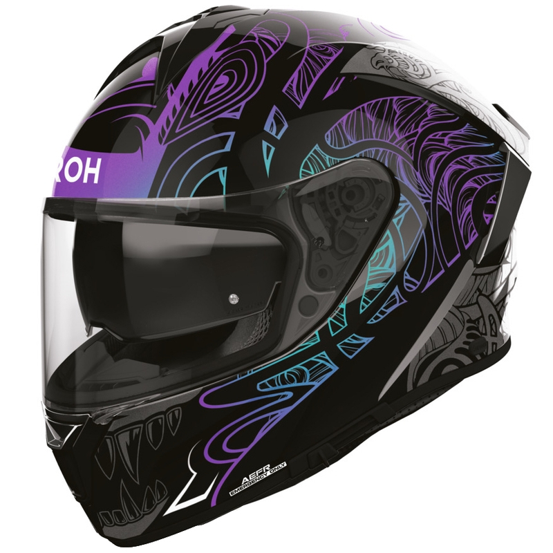 Integrální helma na motorku Airoh Spark 2 Silk černo-fialová