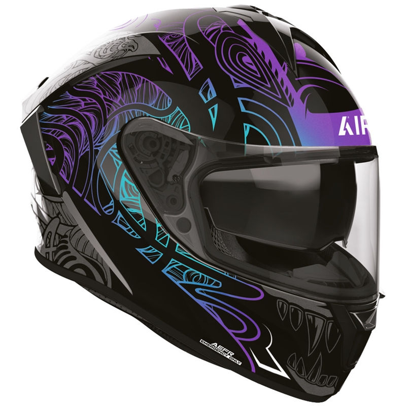 Integrální helma na motorku Airoh Spark 2 Silk černo-fialová