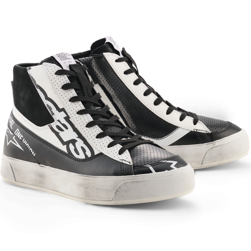 Dámské boty na motorku Alpinestars Stella Stated Flair černo-bílé