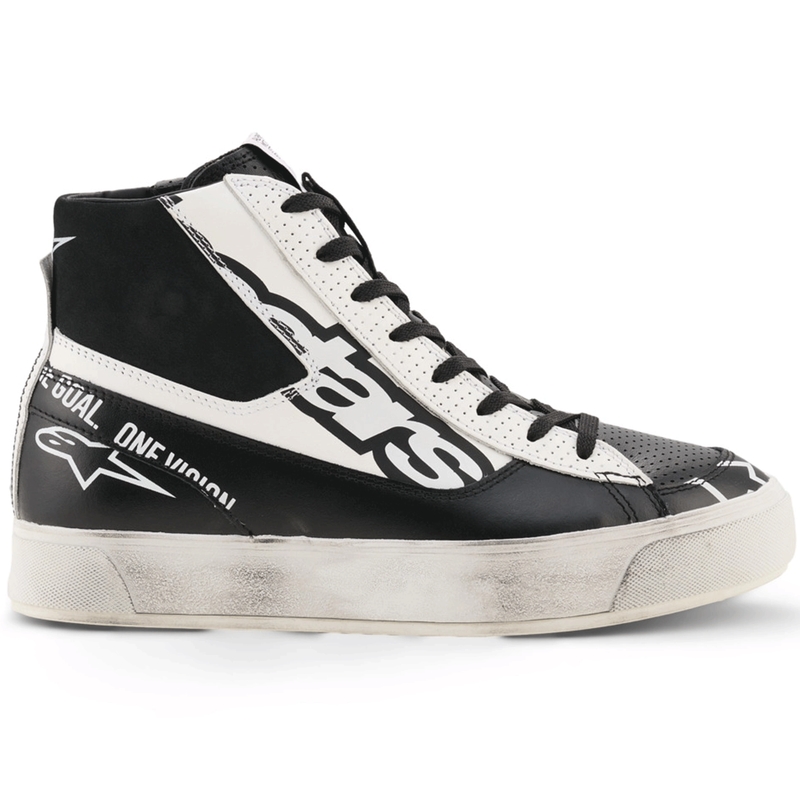 Dámské boty na motorku Alpinestars Stella Stated Flair černo-bílé
