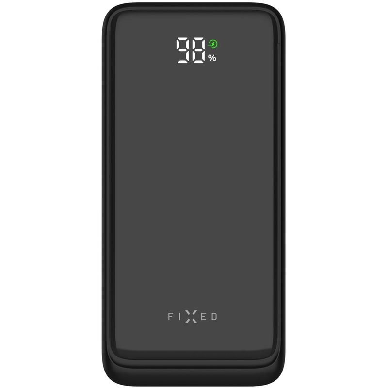 Powerbanka Fixed Zen2 30 30 000 mAh PD 20 W s LCD displejem černá