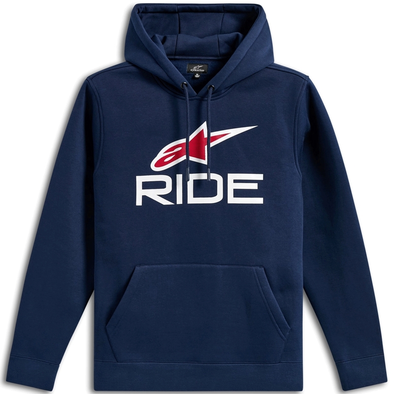 Mikina Alpinestars Ride Hoodie 3 modro-bílo-červená