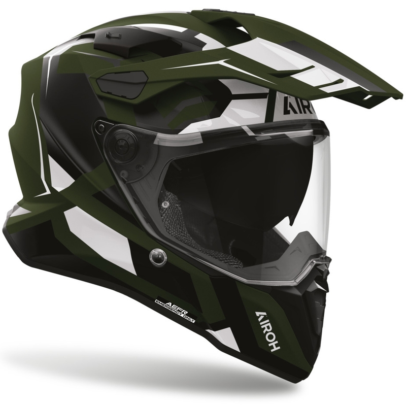 Integrální helma na motorku Airoh Commander 2 Polar matná zelená