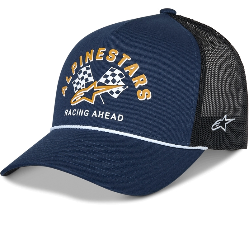 Kšiltovka Alpinestars Finisher Trucker modro-černá