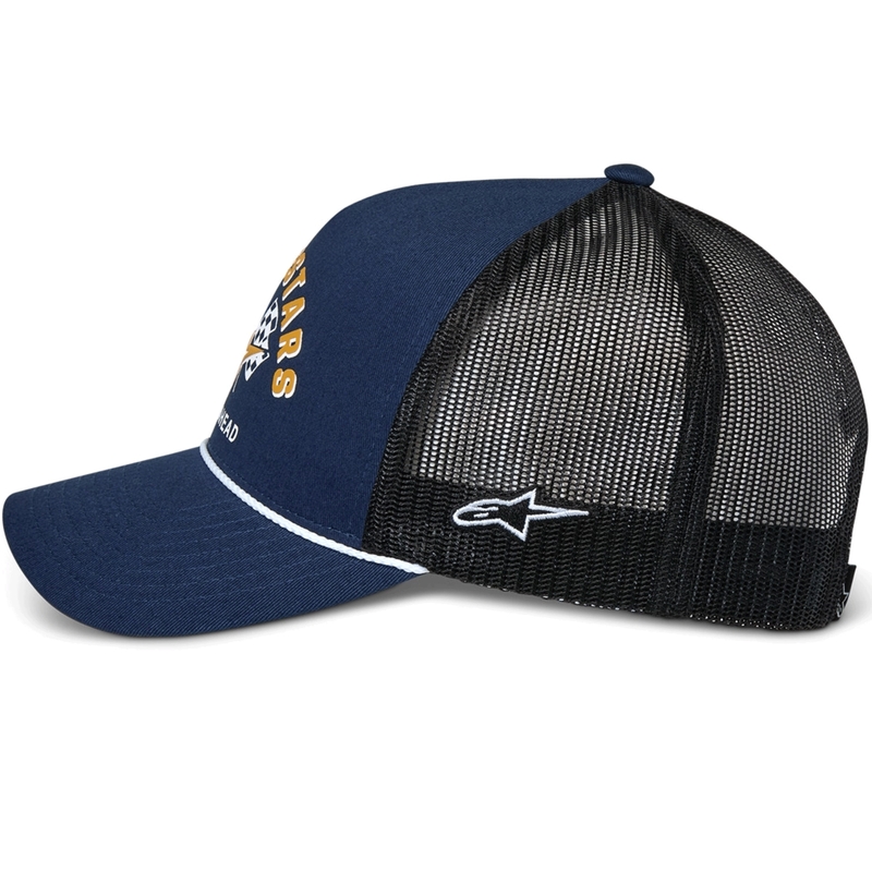 Kšiltovka Alpinestars Finisher Trucker modro-černá