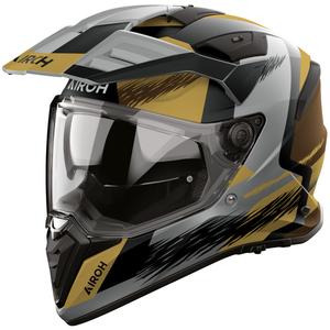 Enduro helma na motorku Airoh BADX-X Airspeed matná písková