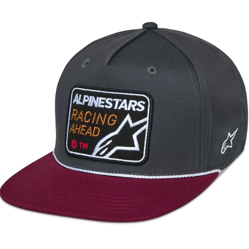 Kšiltovka Alpinestars Intuitive šedo-červená