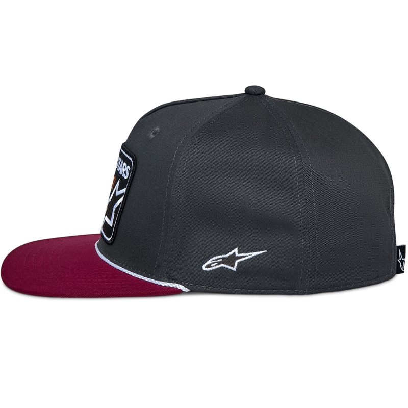 Kšiltovka Alpinestars Intuitive šedo-červená