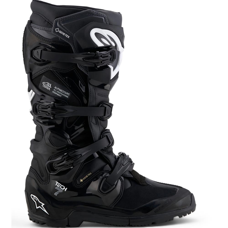 Boty na motorku Alpinestars Tech 7 Enduro Gore-Tex® černo-tmavě šedé