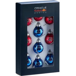 Set vánočních ozdob Red Bull Christmas Bauble 10 ks tmavě modro-červené