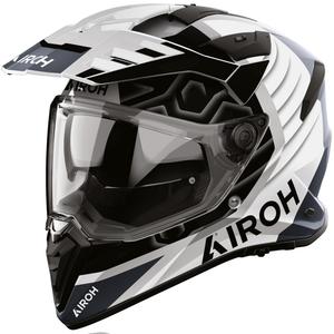 Enduro helma na motorku Airoh BADX-X Cube šedá