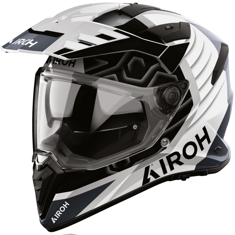 Enduro helma na motorku Airoh BADX-X Cube šedá