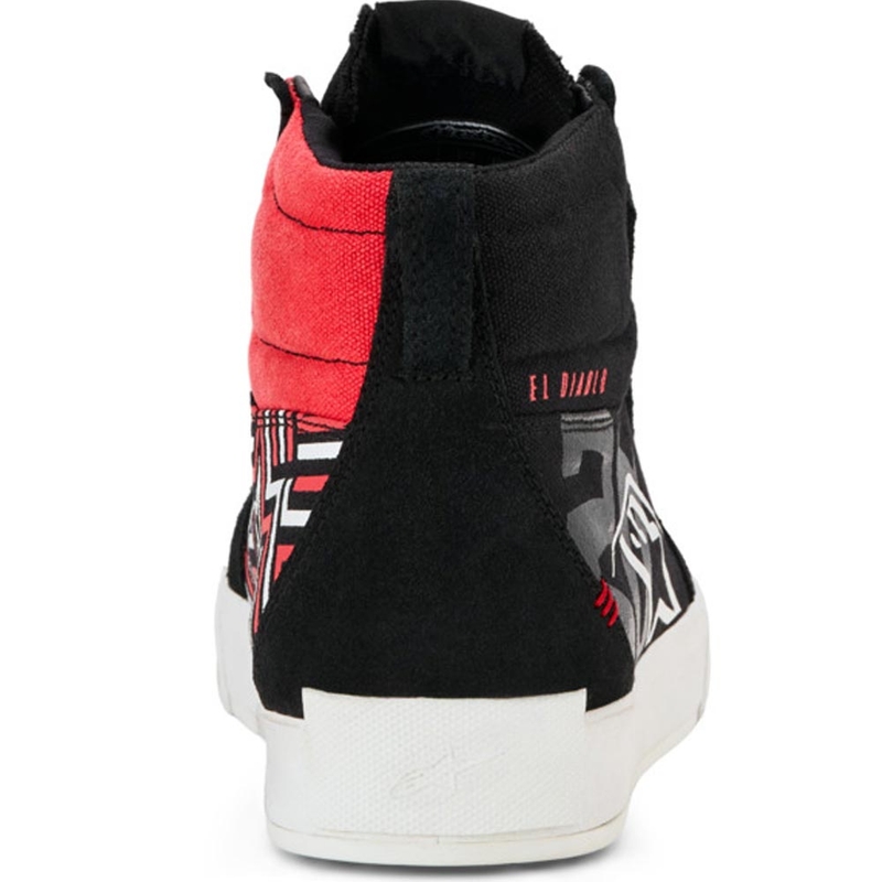 Boty na motorku Alpinestars Ride-63 Canvas FQ20 černo-bílo-červené
