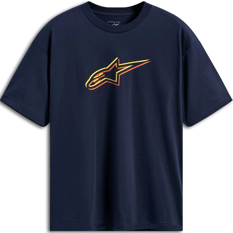 Triko Alpinestars Alter Oversized CSF modré
