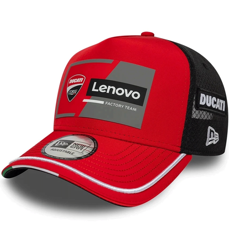Kšiltovka Ducati New Era Lenovo černo-červená