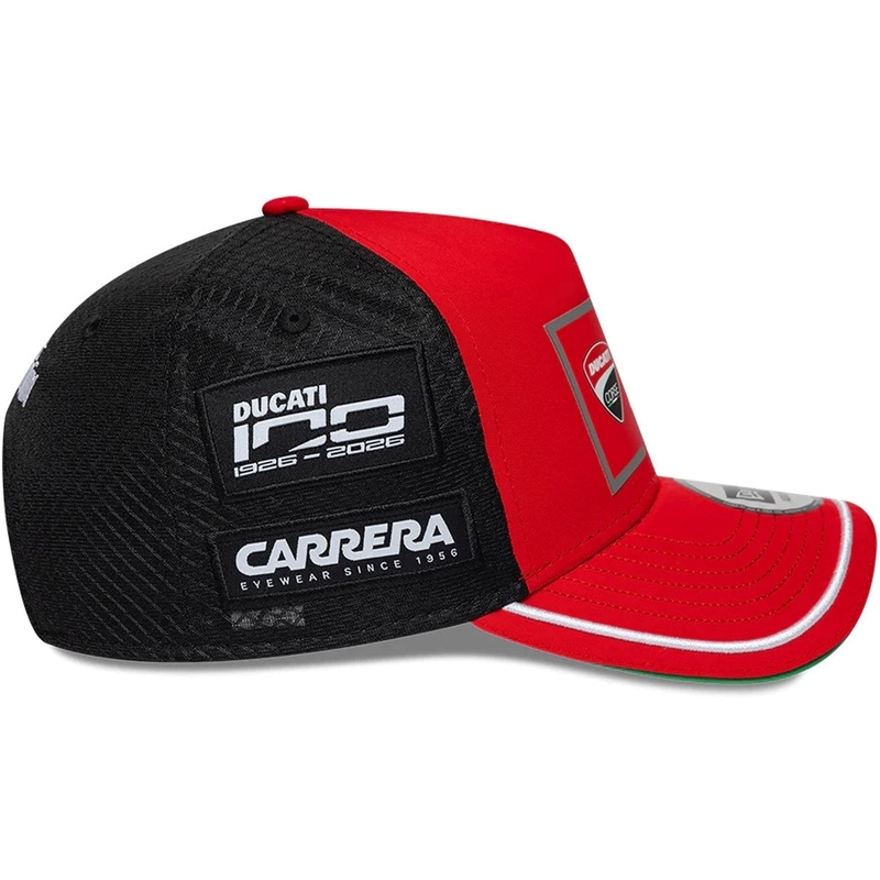 Kšiltovka Ducati New Era Lenovo černo-červená