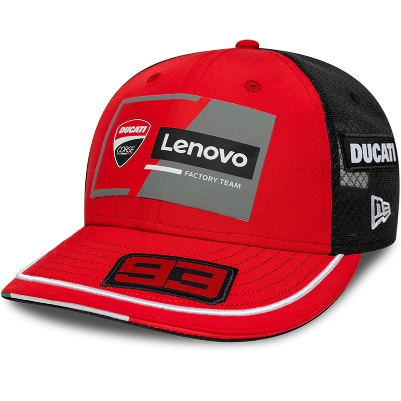 Kšiltovka Ducati New Era Lenovo Marquez 93 černo-červená