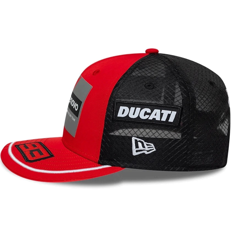 Kšiltovka Ducati New Era Lenovo Marquez 93 černo-červená
