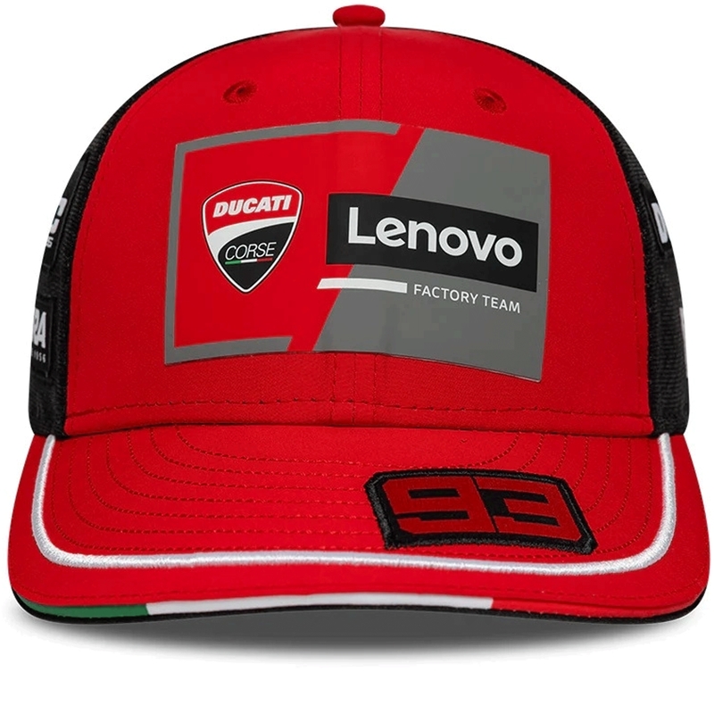 Kšiltovka Ducati New Era Lenovo Marquez 93 černo-červená