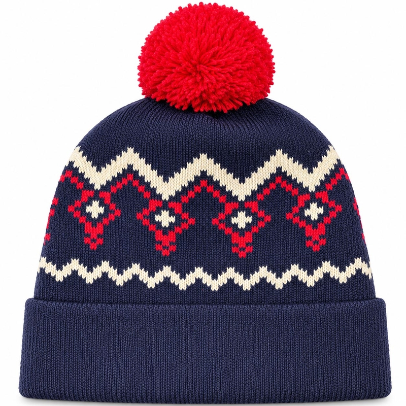 Zimní čepice Red Bull Winter Beanie tmavě modro-červená