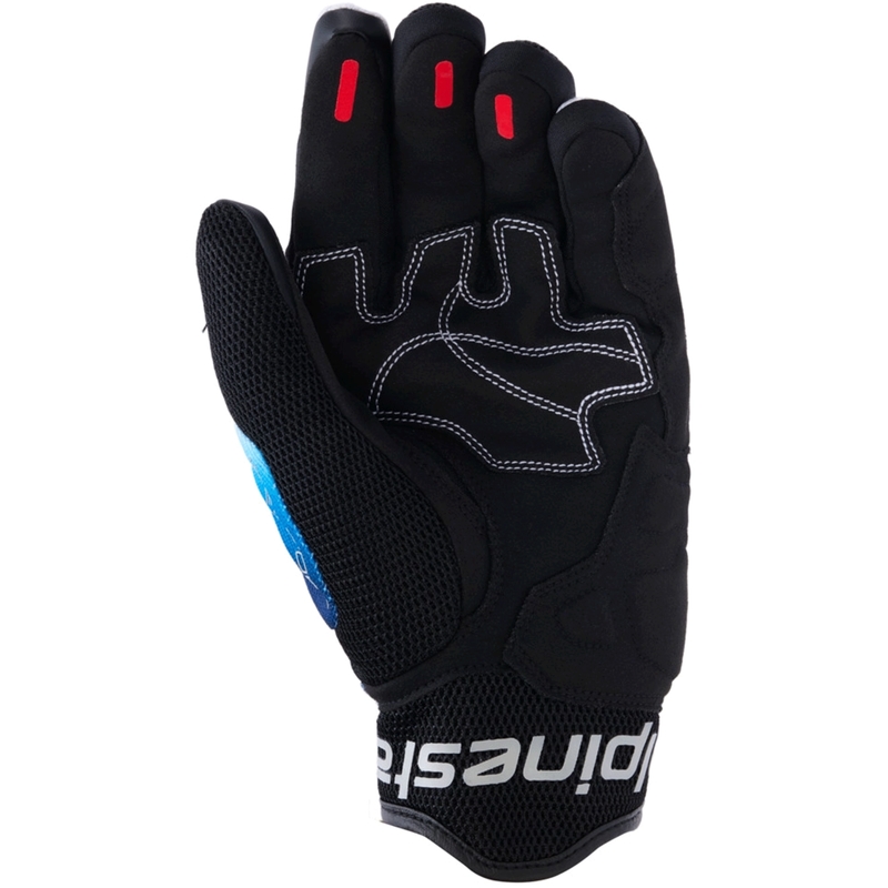 Rukavice na motorku Alpinestars Mogress Airflow modro-černo-bílé