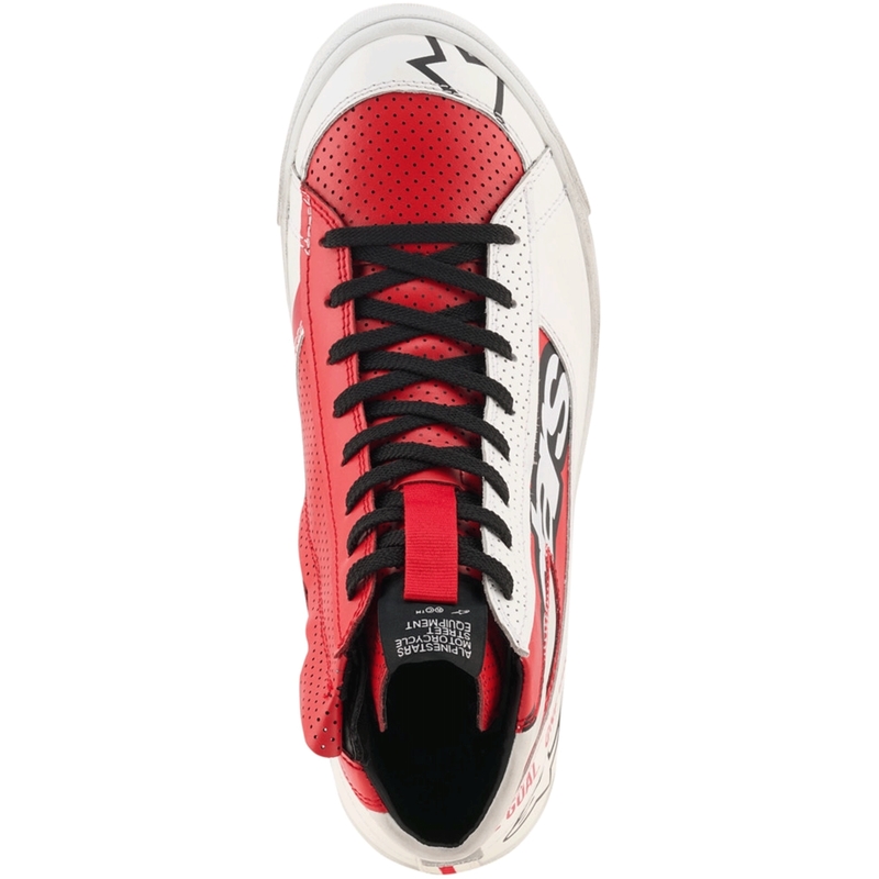 Boty na motorku Alpinestars Stated Flair bílo-červené