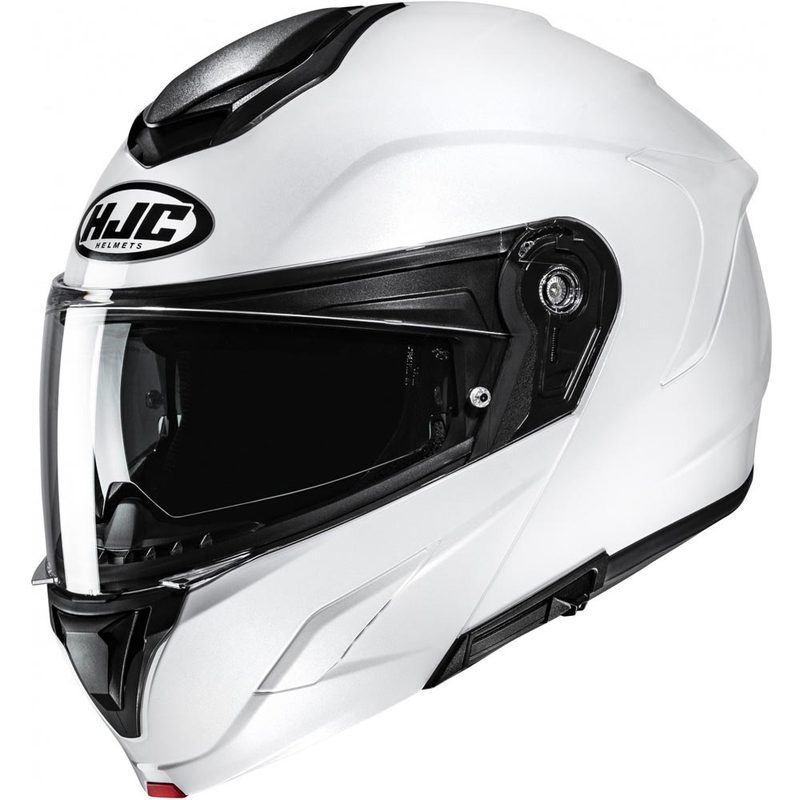 Výklopná helma na motorku HJC C92 Solid perleťově bílá