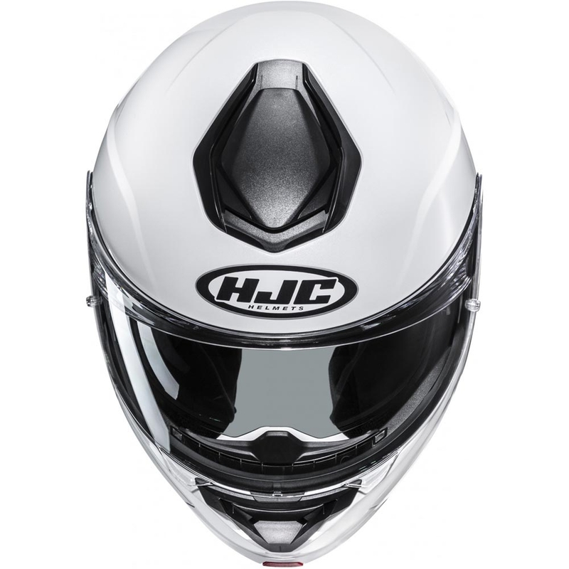Výklopná helma na motorku HJC C92 Solid perleťově bílá