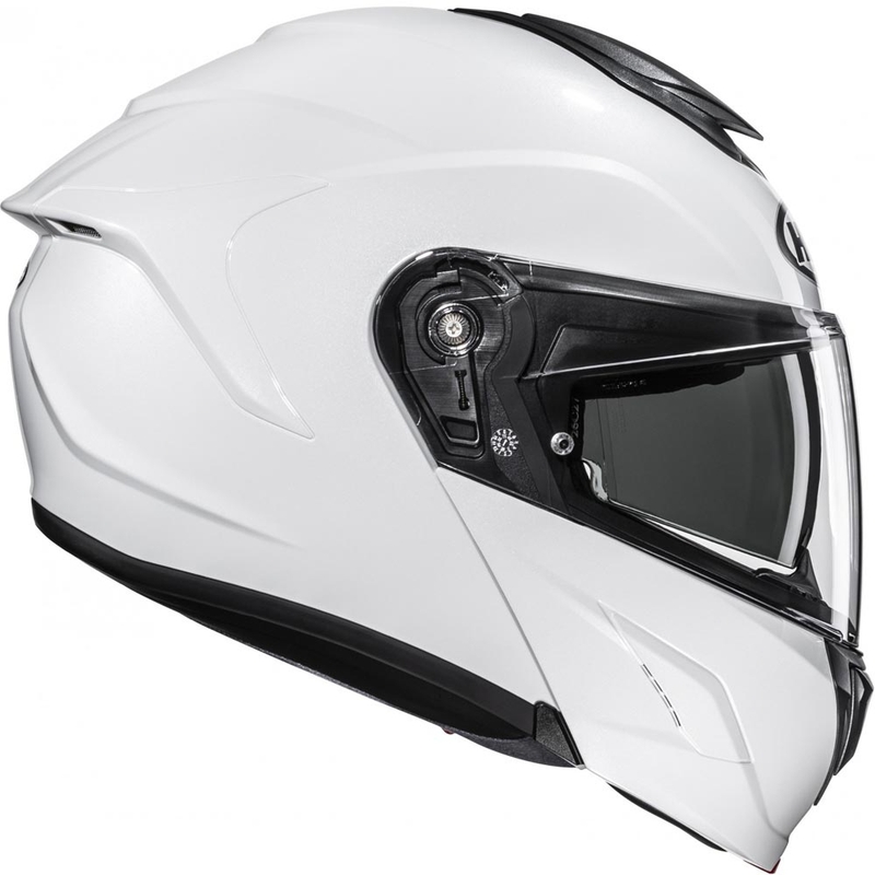 Výklopná helma na motorku HJC C92 Solid perleťově bílá