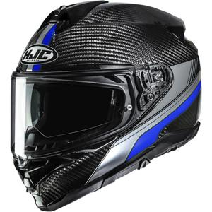 Integrální helma na motorku HJC F72 Carbon Eos MC2 černo-modrá