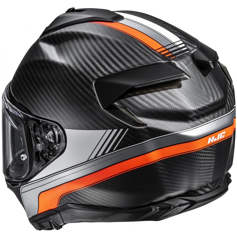 Integrální helma na motorku HJC F72 Carbon Eos MC6HSF černo-oranžová